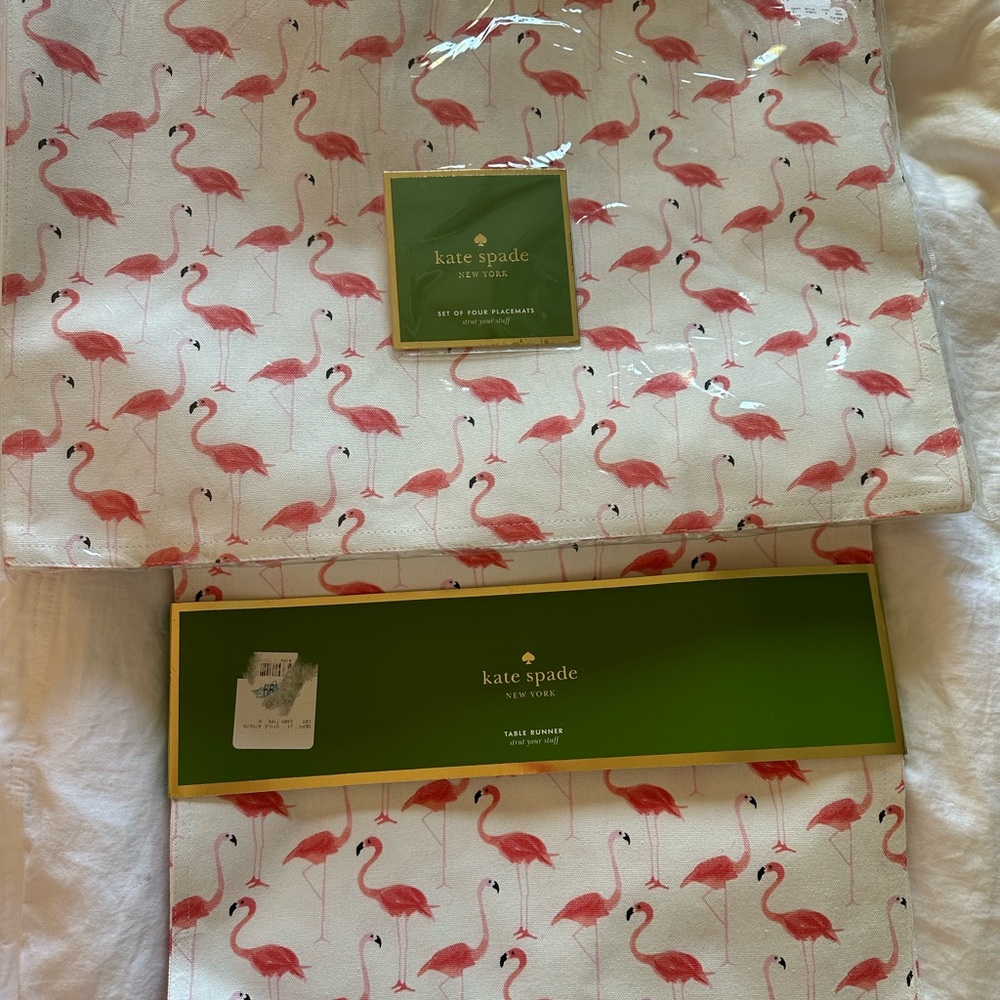 Flamingo Place mats and table runner